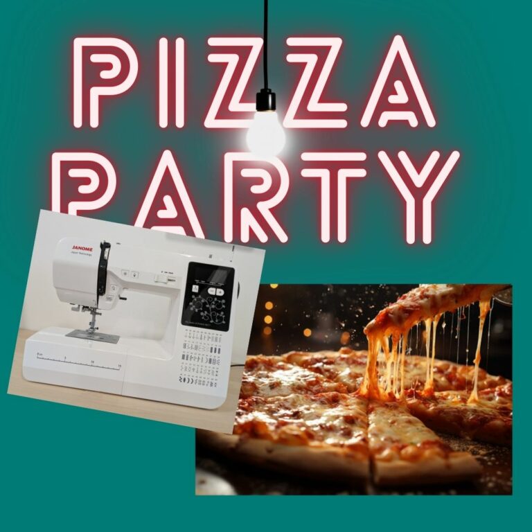 soirée pizza couture, on associe la gourmandise et la couture chez Re UP Circle Nantes