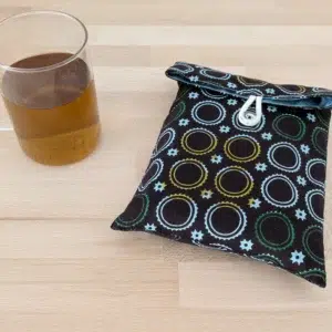 pochette à livre cousue lors d'un atelier couture chez Re Up Circle Nantes